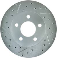 StopTech Select Sport Drilled and Slotted Brake Rotor Front Right 227.65054R