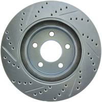 StopTech - StopTech Select Sport Drilled and Slotted Brake Rotor Front Left 227.65082L - Image 2