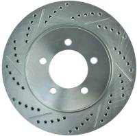 StopTech Select Sport Drilled and Slotted Brake Rotor Front Right 227.65091R