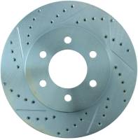 StopTech Select Sport Drilled and Slotted Brake Rotor Front Right 227.65097R