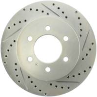 StopTech Select Sport Drilled and Slotted Brake Rotor Front Left 227.65100L