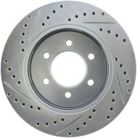 StopTech - StopTech Select Sport Drilled and Slotted Brake Rotor Front Left 227.65100L - Image 2