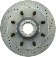 StopTech Select Sport Drilled and Slotted Brake Rotor Front Left 227.65104L