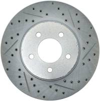 StopTech Select Sport Drilled and Slotted Brake Rotor Front Left 227.65107L