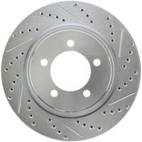 StopTech Select Sport Drilled and Slotted Brake Rotor Front Left 227.65118L