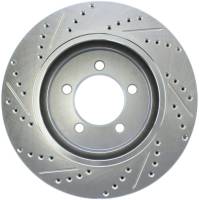 StopTech - StopTech Select Sport Drilled and Slotted Brake Rotor Front Left 227.65118L - Image 2