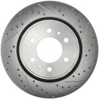 StopTech Select Sport Drilled and Slotted Brake Rotor Front Left 227.65119L