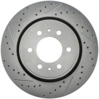 StopTech Select Sport Drilled and Slotted Brake Rotor Front Right 227.65119R