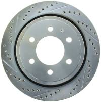 StopTech Select Sport Drilled and Slotted Brake Rotor Rear Right 227.65135R