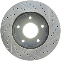 StopTech - StopTech Select Sport Drilled and Slotted Brake Rotor Front and Rear Right 227.66006R - Image 2