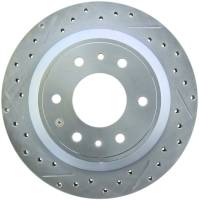 StopTech Select Sport Drilled and Slotted Brake Rotor Rear Right 227.66052R