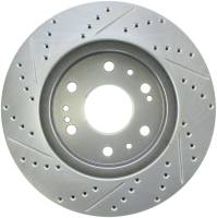 StopTech - StopTech Select Sport Drilled and Slotted Brake Rotor Front Left 227.66057L - Image 2