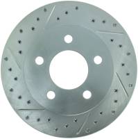 StopTech Select Sport Drilled and Slotted Brake Rotor Front Right 227.67022R