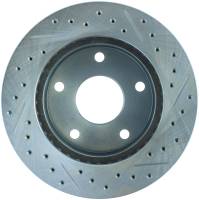 StopTech - StopTech Select Sport Drilled and Slotted Brake Rotor Front and Rear Right 227.67029R - Image 2