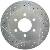 StopTech Select Sport Drilled and Slotted Brake Rotor Front Right 227.67038R