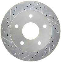 StopTech Select Sport Drilled and Slotted Brake Rotor Front Right 227.67048R