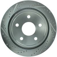 StopTech Select Sport Drilled and Slotted Brake Rotor Rear Right 227.67054R