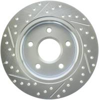 StopTech - StopTech Select Sport Drilled and Slotted Brake Rotor; Rear Left - Image 2