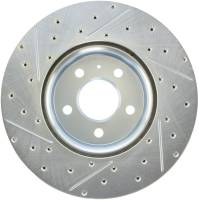 StopTech - StopTech Select Sport Drilled and Slotted Brake Rotor; Front Left - Image 2