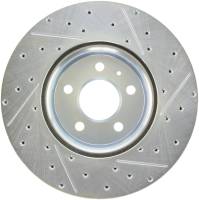 StopTech - StopTech Select Sport Drilled and Slotted Brake Rotor; Front Right - Image 2