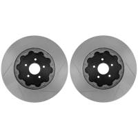 Stoptech - StopTech 10-15 Chevy Camaro SS / 12-13 Camaro ZL1 AeroRotor 2-piece Slotted Rear Rotor (Pair) - 81.193.9912 - Image 3