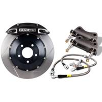 StopTech Big Brake Kit; Black Caliper; Slotted Two-Piece Rotor; Front