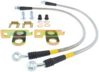 Stoptech - StopTech 04-08 Cadillac STS / 05-08 14-15 Chevrolet Corvette Stainless Steel Rear Brake Lines - 950.62503 - Image 1