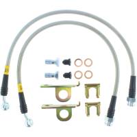 Stoptech - StopTech 04-08 Cadillac STS / 05-08 14-15 Chevrolet Corvette Stainless Steel Rear Brake Lines - 950.62503 - Image 2