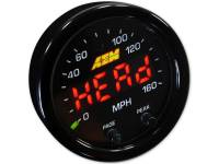 AEM - AEM X-Series 0-160 MPH Black Bezel w/ Black Face GPS Speedometer Gauge - Image 7