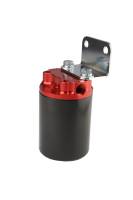 Aeromotive - Aeromotive SS Series Billet Canister Style Fuel Filter Anodized Black/Red - 10 Micron Fabric Element - Image 5