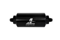 Aeromotive - Aeromotive In-Line Filter - (AN-6 Male) 40 Micron Stainless Mesh Element Bright Dip Black Finish - Image 3