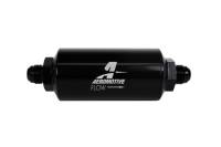 Aeromotive - Aeromotive In-Line Filter - AN-08 size Male - 10 Micron Microglass Element - Bright-Dip Black - Image 3