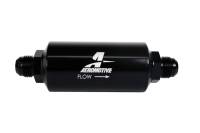 Aeromotive - Aeromotive In-Line Filter - AN -10 size Male - 10 Micron Microglass Element - Bright-Dip Black - Image 2