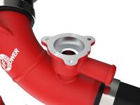 aFe - aFe 2022 Toyota Land Cruiser (J300) V6-3.5L (tt) BladeRunner 2.5in Aluminum Hot Charge Pipe - Red - Image 4