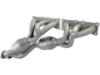 aFe - aFe 08-13 BMW 128i (E82/88) L6 3.0L Twisted Steel 304 Stainless Steel Long Tube Header w/ Cat - Image 1