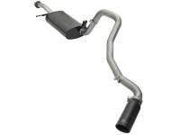 aFe - aFe MACHForce XP 2-1/2in 304 SS Cat Back Exhaust w/ Black Tips 2001-2016 Nissan Patrol (Y61) 4.8L - Image 1