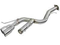 aFe MACHForce XP 08-13 BMW 135i L6-2.0L N54/N55 3in. 304 SS Axle-Back Exhaust w/Polished Tips - 49-36302-P