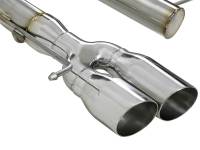 aFe - aFe MACHForce XP 08-13 BMW 135i L6-2.0L N54/N55 3in. 304 SS Axle-Back Exhaust w/Polished Tips - Image 3