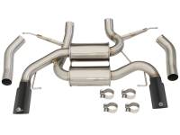 aFe - aFe MACHForce XP 2.5in Axle Back Stainless Exhaust w/ Black Tips 07-13 BMW 335i 3.0L L6 (E90/92) N55 - Image 6