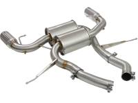 aFe - aFe MACHForce XP 2.5in Axle Back Stainless Exhaust w/ Polished Tips 07-13 BMW 335i 3.0L L6 (E90/92) - Image 3