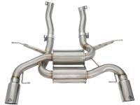 aFe - aFe MACHForce XP 2.5in Axle Back Stainless Exhaust w/ Polished Tips 07-13 BMW 335i 3.0L L6 (E90/92) - Image 4