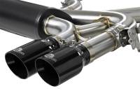 aFe - aFe MACH Force-Xp 3.5in. 304 SS C/B Exhaust System 15-18 BMW X5 M (F85) V8-4.4L (tt) - Black Tip - Image 6