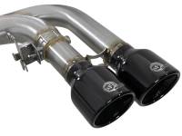 aFe - aFe MACH Force-Xp 3.5in. 304 SS C/B Exhaust w/o Muffler 15-18 BMW X5 M V8-4.4L (tt) - Black Tip - Image 3