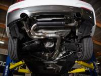 aFe - aFe MACH ForceXP 3IN to 2.5IN 304SS Cat-Back Exhaust System w/ Black Tips 14-16 BMW M235i (F22/23) - Image 5