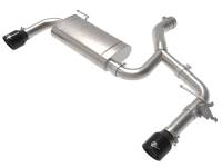 aFe MACHForce XP Exhausts Axle-Back 15-21 BMW X1 2.0L (t) (SS w/Black Tips) - 49-36349-B