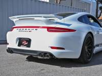 aFe - aFe MACHForce XP 12-16 Porsche 911 Carrera H6-3.8L SS-304 Cat-Back Exhaust w/Carbon Fiber Tips - Image 2