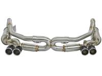 aFe - aFe Power Elite SS-304 Carbon Tip Dual Cat Back Exhaust 13-14 Porsche 911 C2S (991) H6-3.8L - Image 5