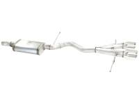 aFe - aFe MACHForce XP 2-1/2in SS-304 Cat-Back Exhausts w/ Polished Dual Tips 2008 VW Golf R32 V6-3.2L MKV - Image 4