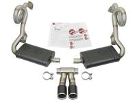 aFe - aFe MACHForce-Xp 2in 304 SS Cat-Back Exhaust w/Carbon Fiber Tips 13-16 Porsche Boxster 2.7L/3.4L - Image 5