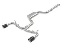 aFe MACH Force-Xp 3 IN to 2-1/2 IN Stainless Steel Cat-Back Exhaust Carbon Volkswagen GTI 15-17 - 49-36418-C